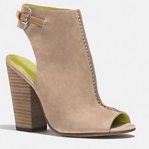 Coach Saratoga Nubuck Booties size 9